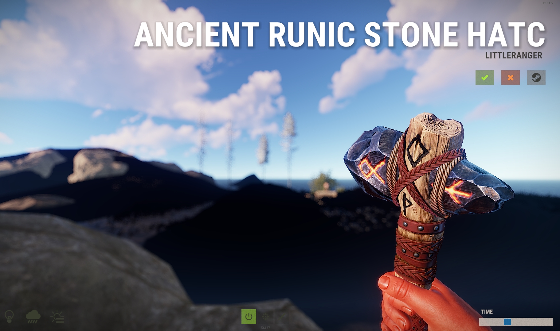 Ancient Runic Stone Hatchet thumbnail 6