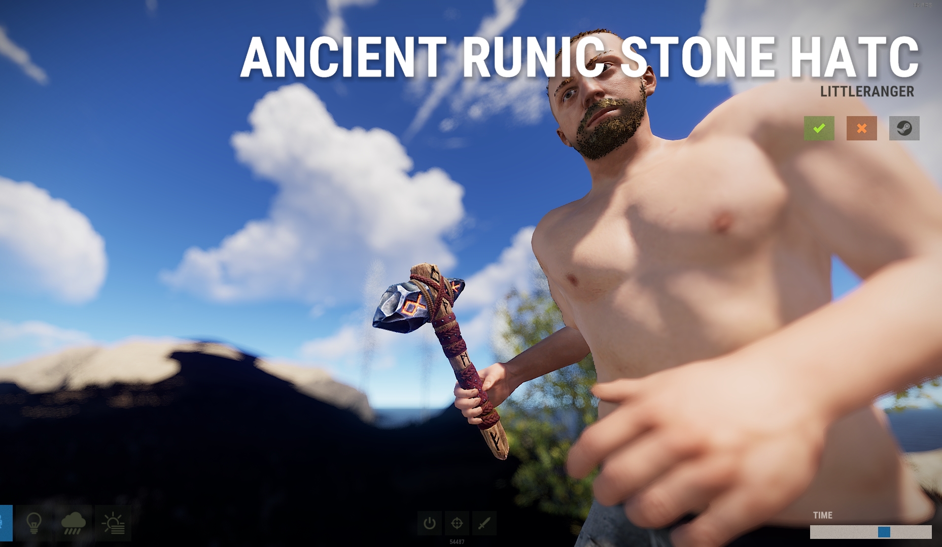 Ancient Runic Stone Hatchet thumbnail 7