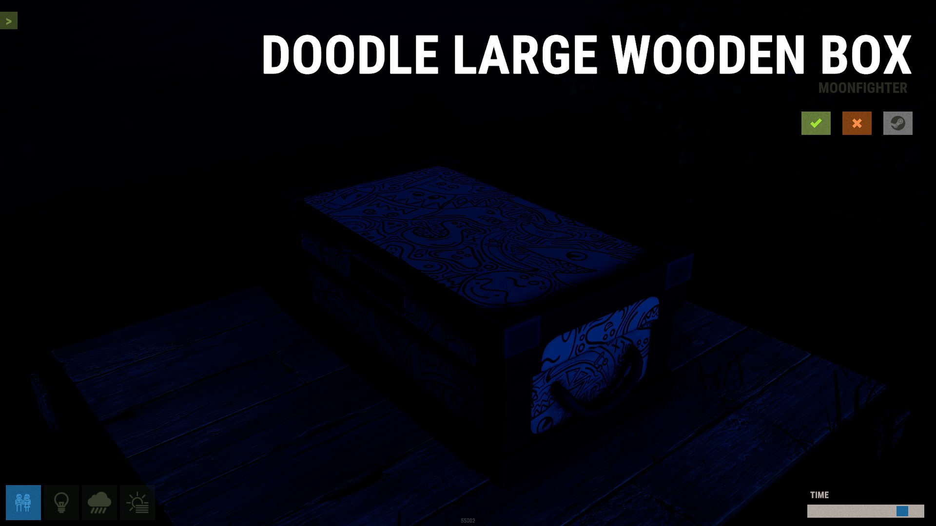 Doodle Large Wooden Box thumbnail 2