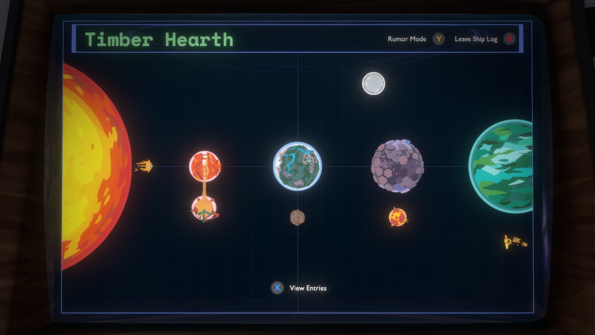 Outer Wilds Ventures: Interactive Ship Log