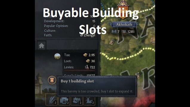 Steam Workshop Buyable Building Slot