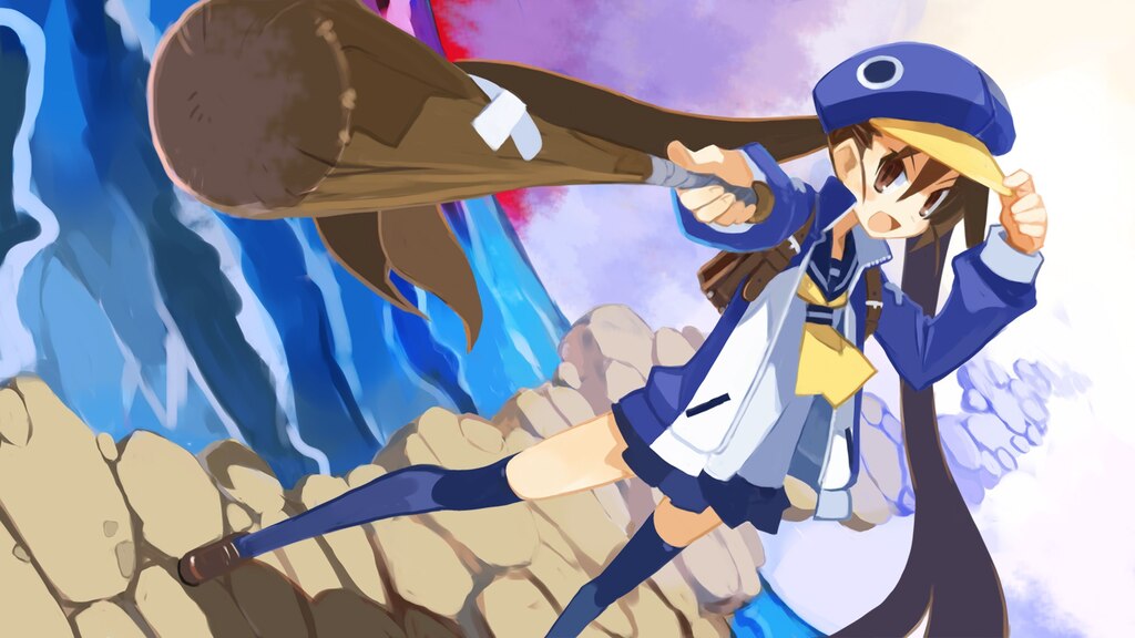 魔界戦記ディスガイア4」B2タペストリーB/集合(夕月を背に) 日本