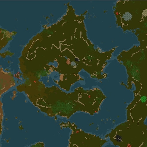 Карта 0.14 0. Map with Island.