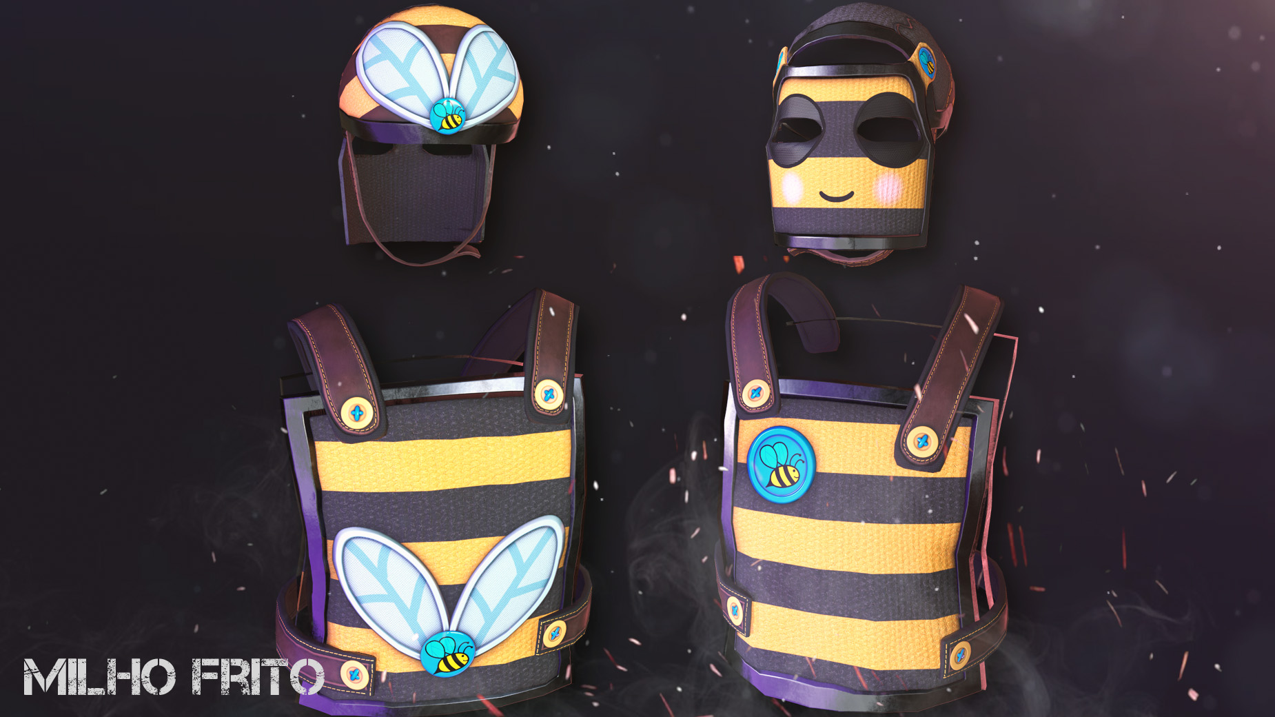 Bee Cosplay Chestplate thumbnail 2