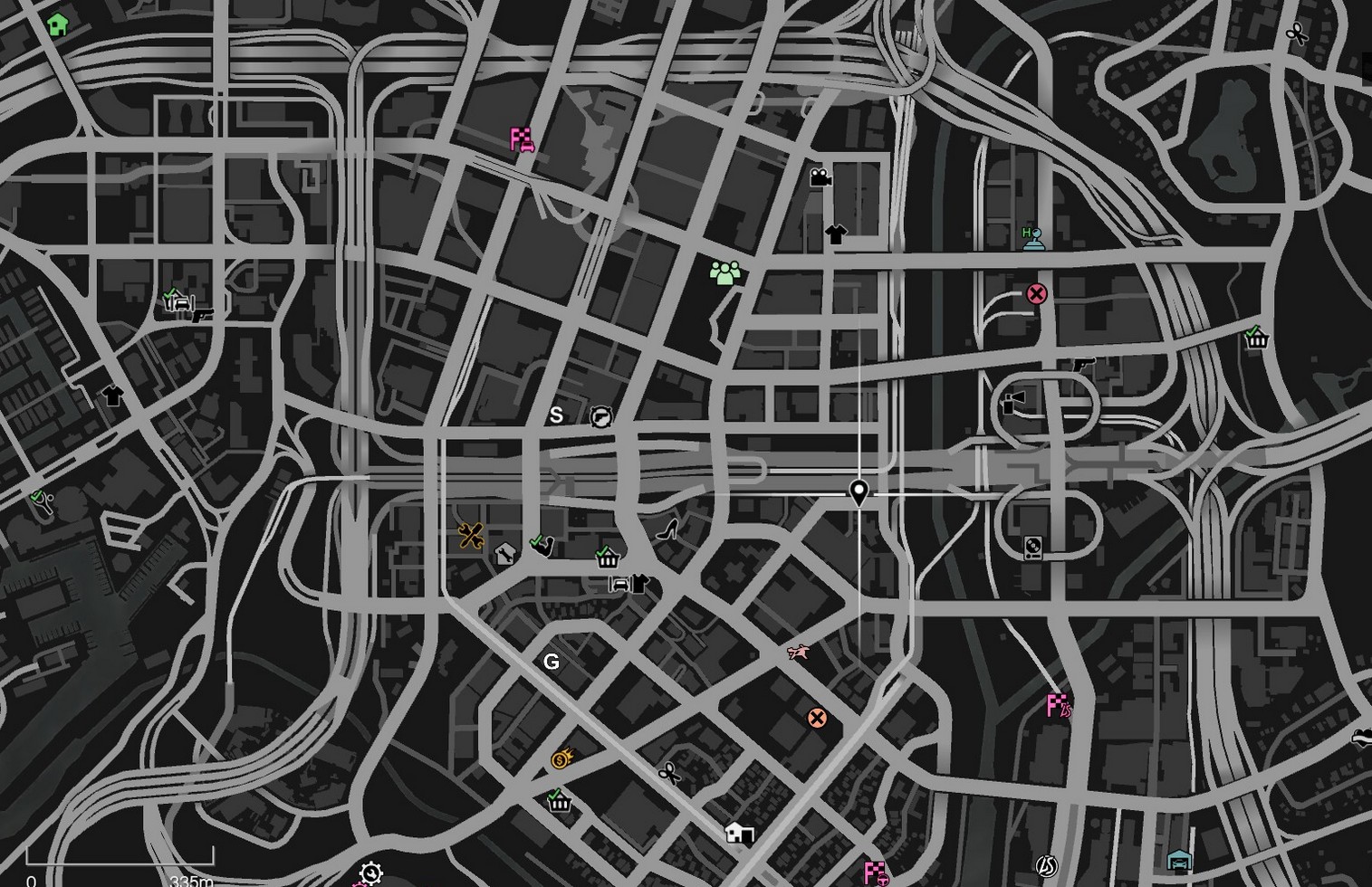 Карта полицейских участков в гта 5