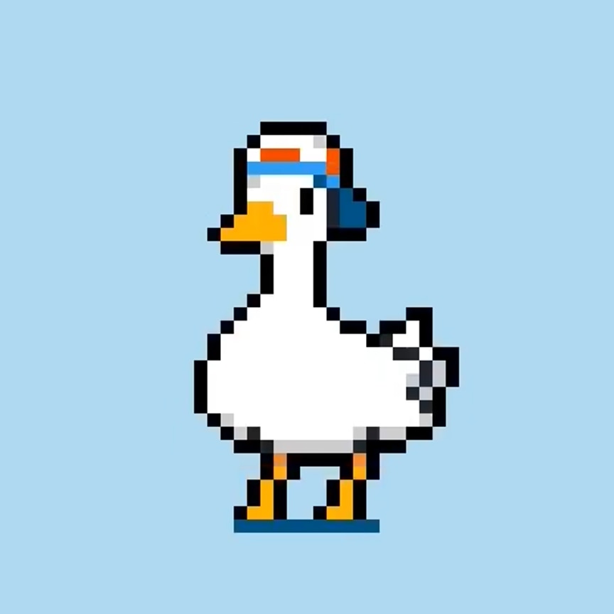 Dancing duck 8bit