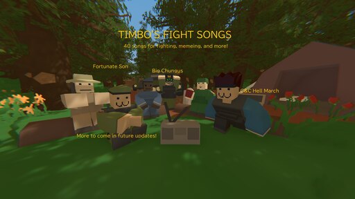 Steam Workshop Timbo S Fight Songs - halo theme earrape roblox id