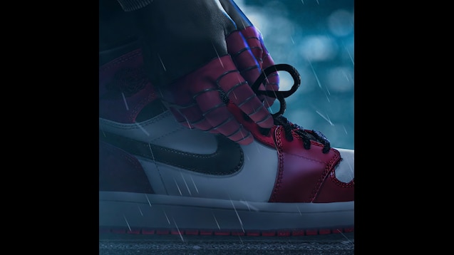 hoja término análogo Gallo Steam Workshop::Spiderman - Nike Air Jordan (Miles Morales)