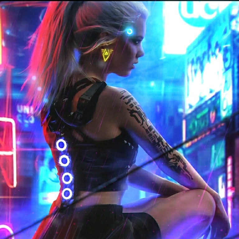 cyberpunk-neon-girl