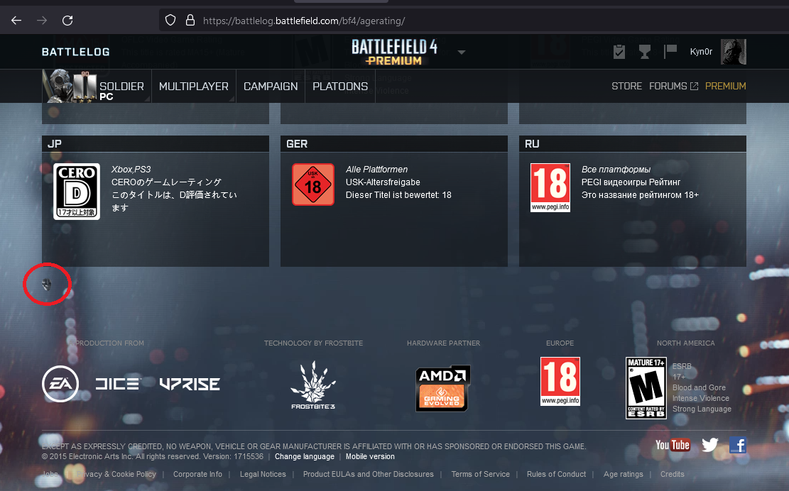 Battlelog Details for Battlefield 4