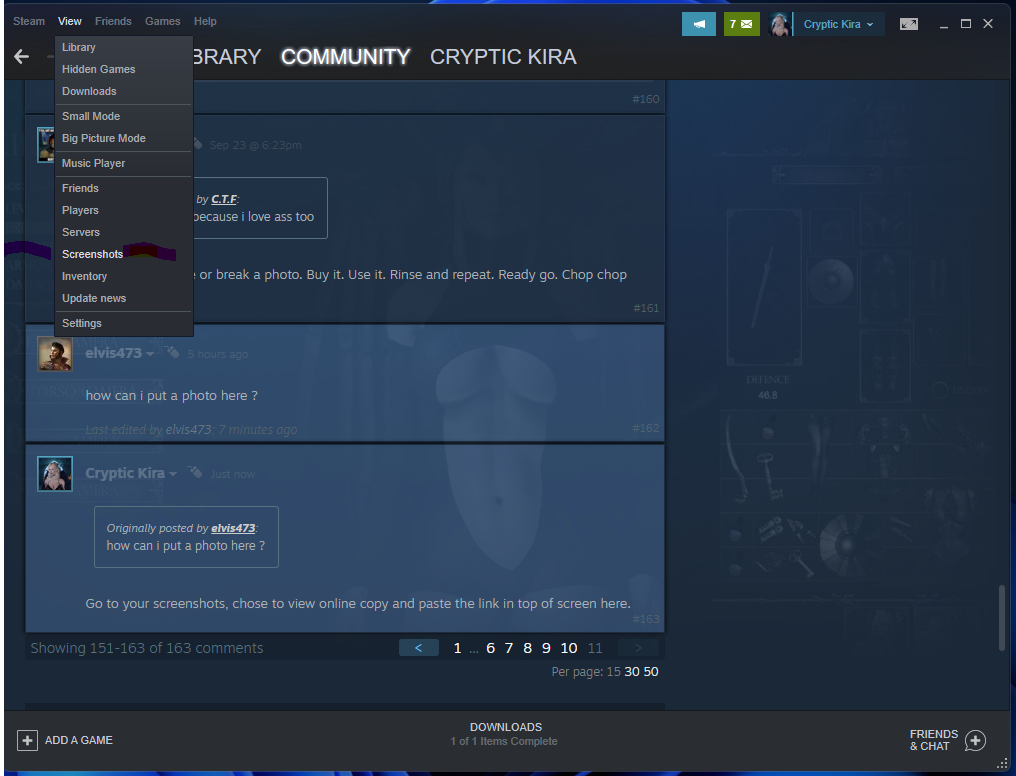 Steam Community :: Guide :: How to share steam screenshots, with photo ...