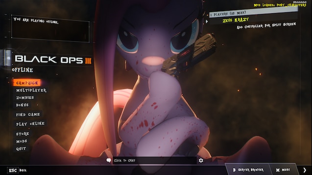 Black Ops 3 Zombies Porn - Steam Workshop::My Little Pony Characters for Black Ops 3