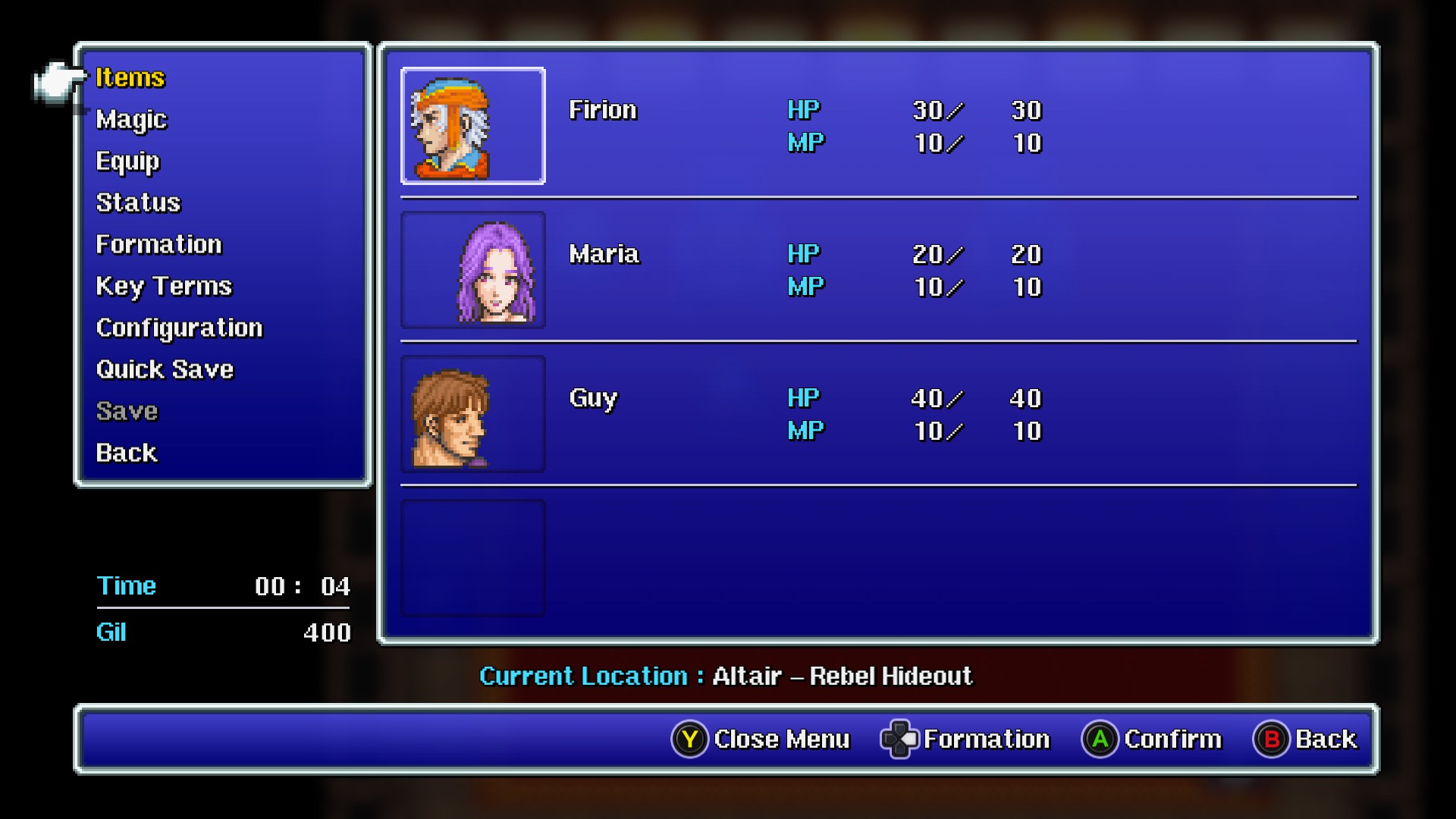 Final Fantasy II Pixel Remaster - Replacement Font Comparison image 11