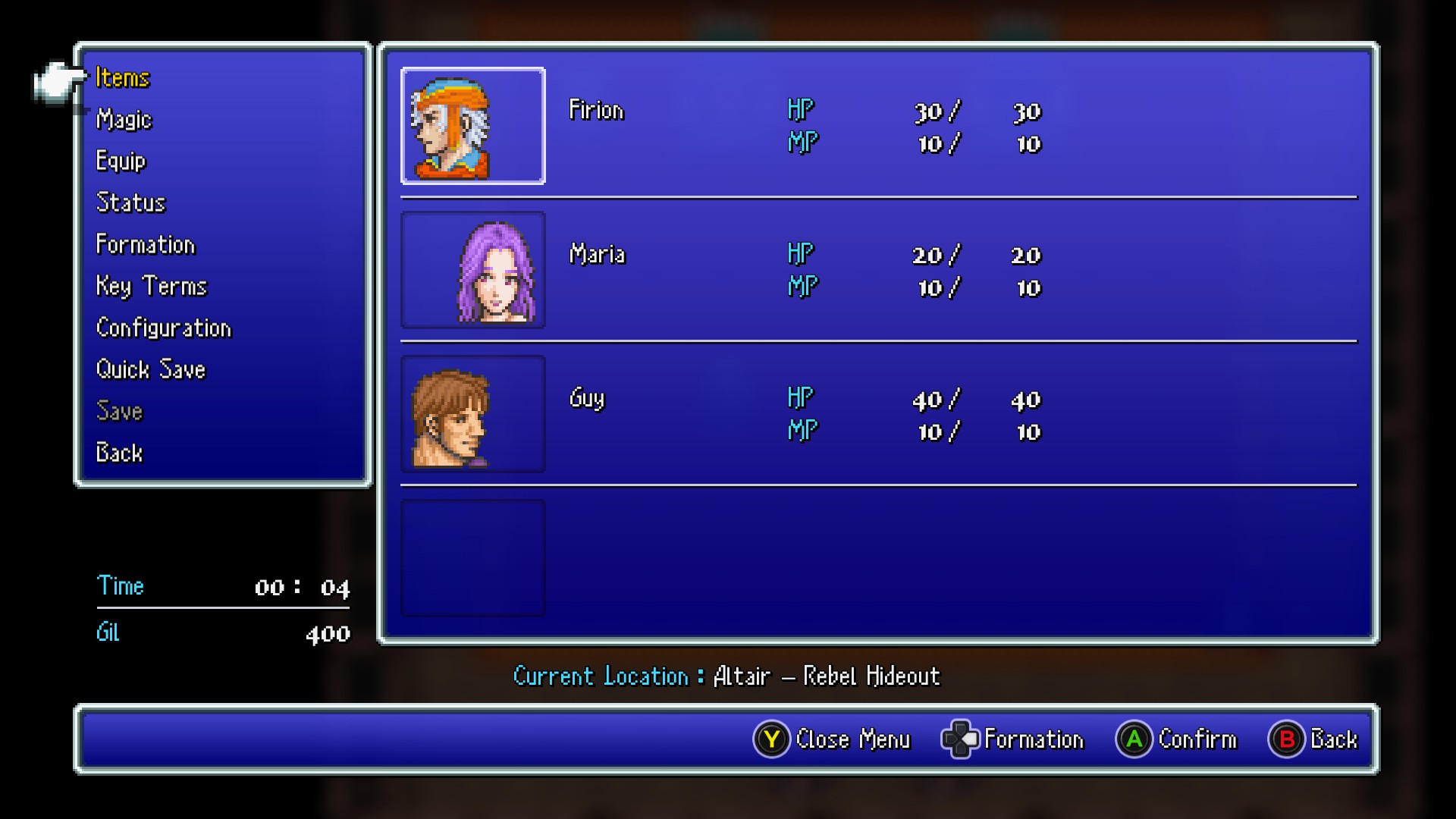 Final Fantasy II Pixel Remaster - Replacement Font Comparison image 48