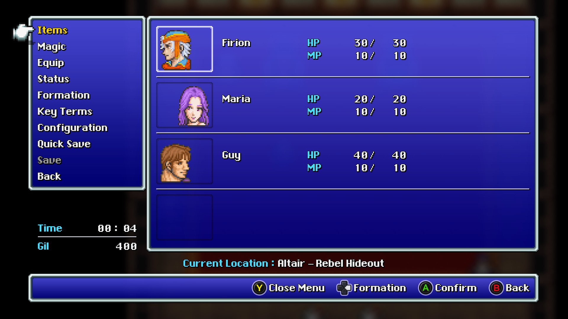 Final Fantasy II Pixel Remaster - Replacement Font Comparison image 25