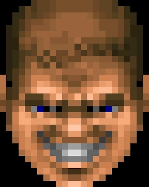 Doom 1993 лицо главного героя