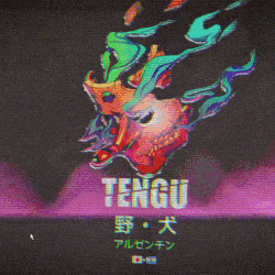 👺 Tengu 天狗 マスク yokai mask [4K / Audio / Parallax / Minimalist]