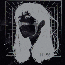 CYBERPUNK Girl (B&W/FX Options) [AudioVis]