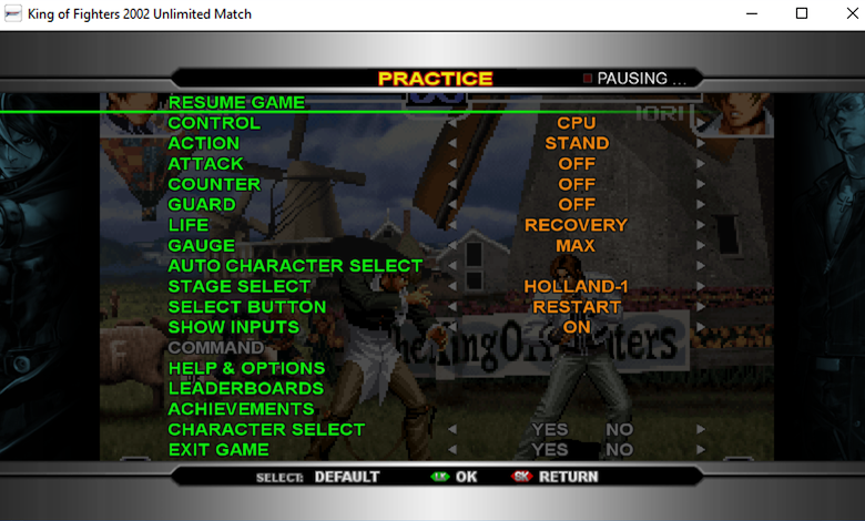 THE KING OF FIGHTERS 2002 UNLIMITED MATCH System Requirements