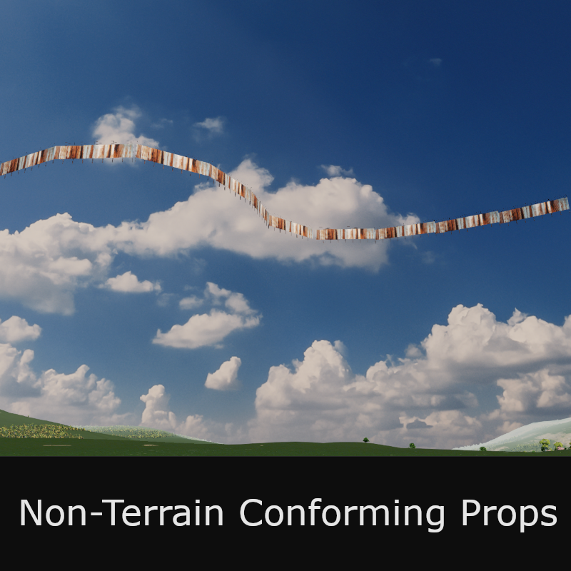 Non Terrain Conforming Props Skymods