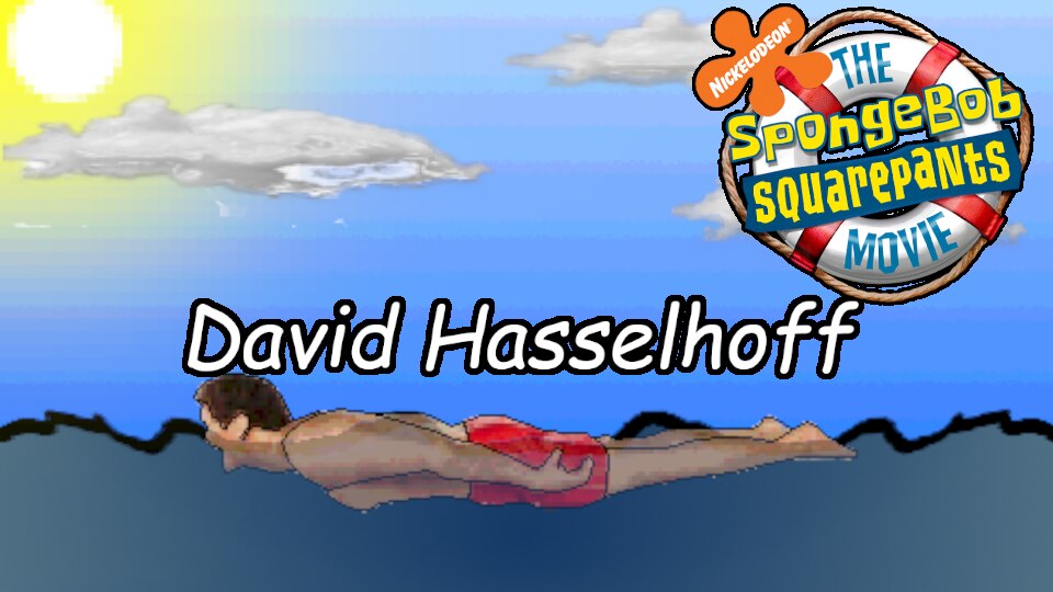 david hasselhoff spongebob running