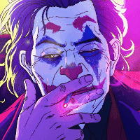 Joker Smoking -  Digital Art