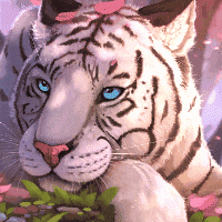 White Tiger - Digital Art