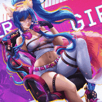 Gamer Girl Rinnie - Digital Art