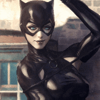 Catwoman Roof - DC Comics (Stanley Artgerm)