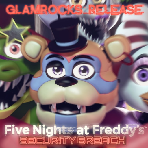 SFM FNAF] Security Breach Glamrock Freddy Poster by ClamityArts