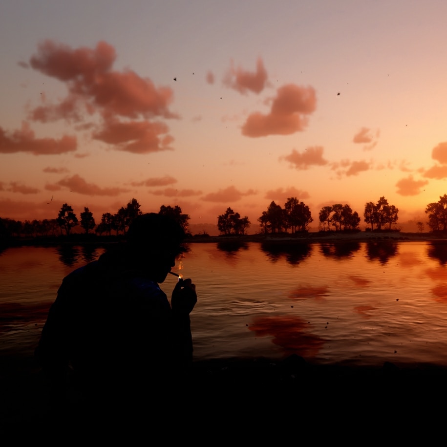 Arthur Morgan Red Dead Redemption Sunset