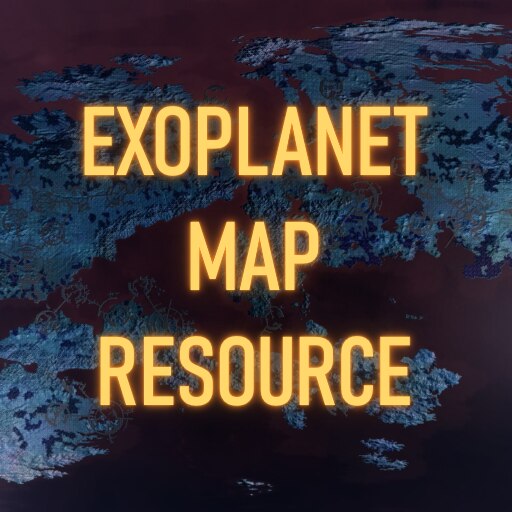 exoplanet map