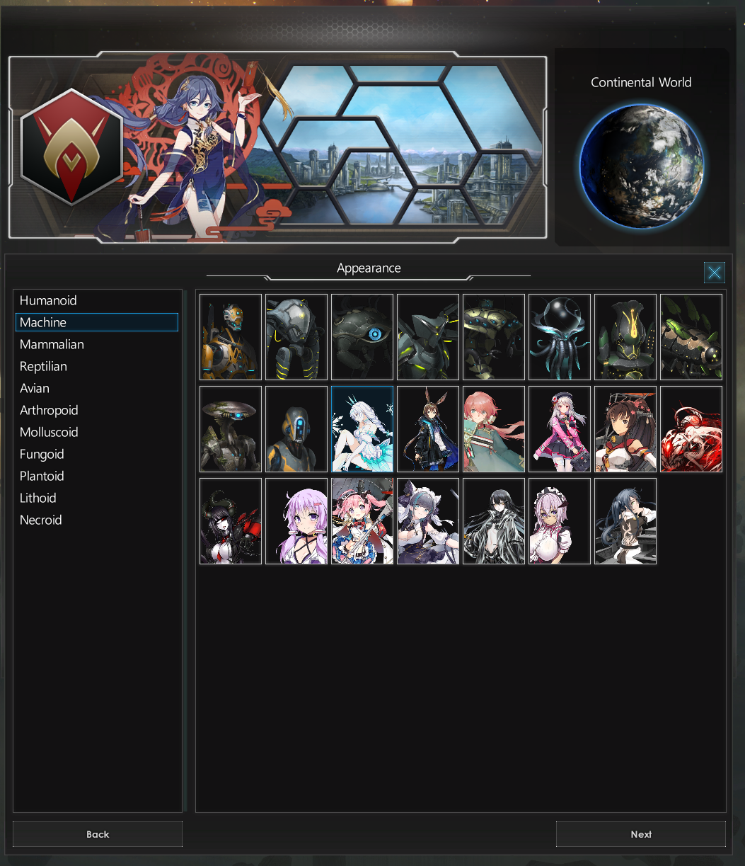 Steamワークショップ Stellaris Anime Portraits Pack