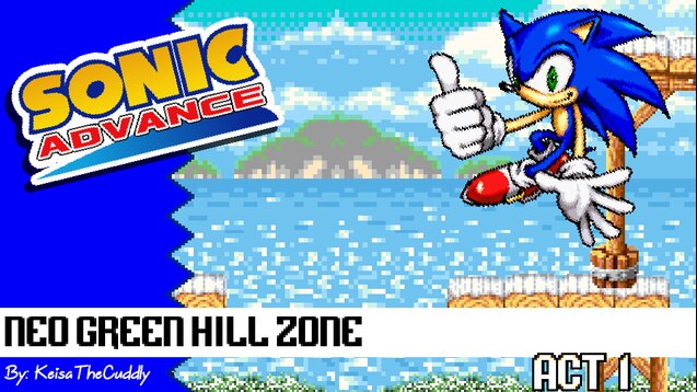 Sonic Advance - Neo Green Hill Zone Act 1   - Lead Sheets  for Video Game Music