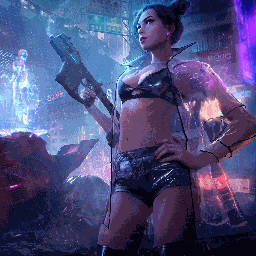 Steam Atölyesi::cyberpunk 2077-girl-motorcycle