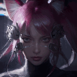 cyberpunk 2077 girl samurai katana