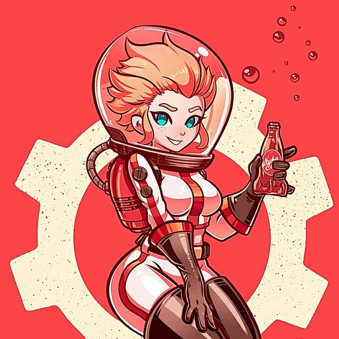 Fallout Nuka-girl animated art(by jp_files)