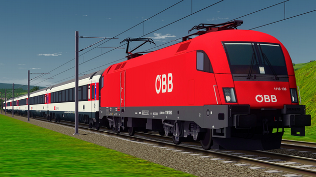 Steam Workshop::ÖBB 1116 InterCity (SBB 6 Cars)