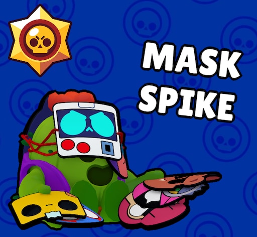Steam Workshop Mask Spike Brawl Stars - mascara do spike brawl stars