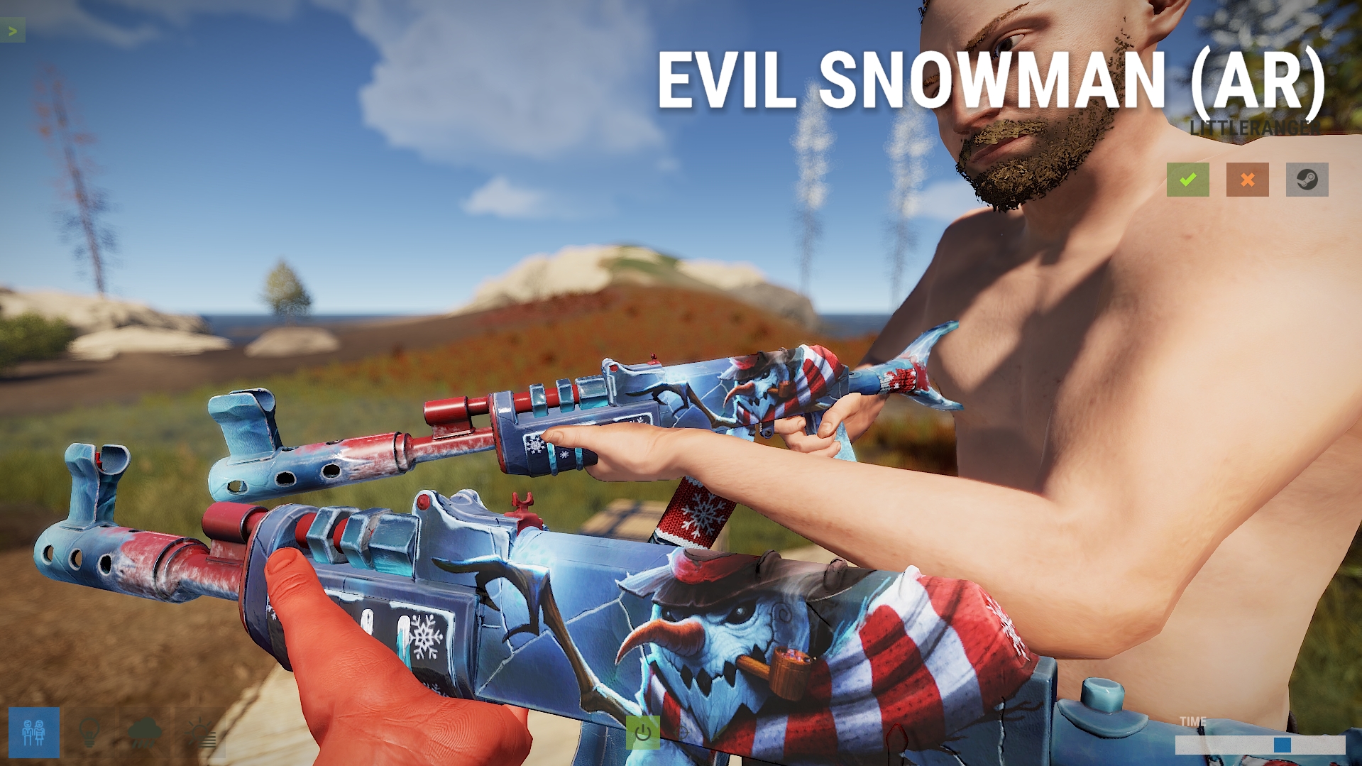 Evil Snowman AR screenshot 1
