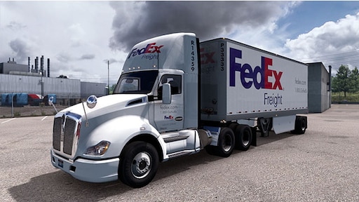 Steam Workshop::Realistic FedEx Freight Trailer Numbers