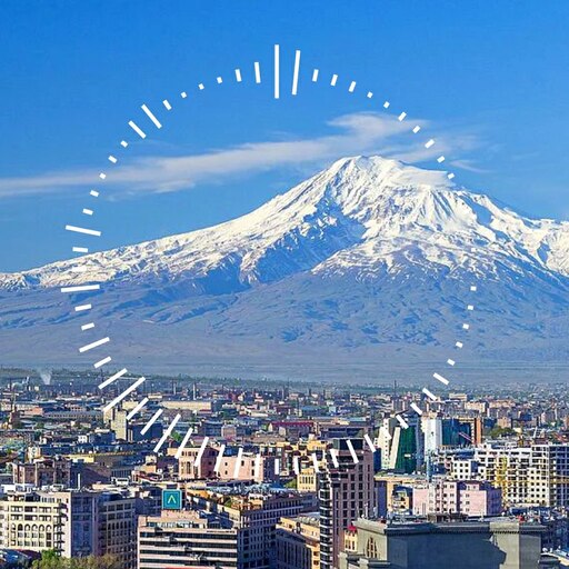 Гора Арарат из Армении