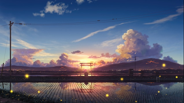 Steam Workshop::[4k] Japan Sunset - Anime Wallpaper / Scenery