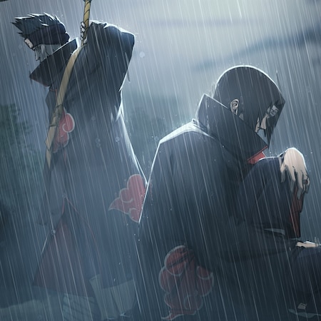 Itachi and Kisame Rain - Naruto Shippuden