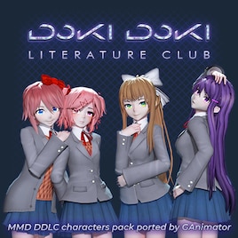 MMD Doki Doki Literature Club ] Group Pack DL+ by GameME6 on DeviantArt