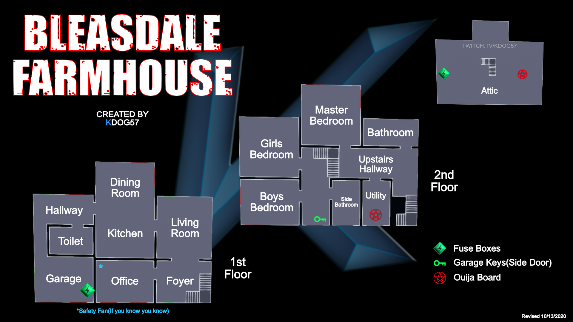Phasmophobia Farmhouse Map Bleasdale Farmhouse Phasmophobia Map GOKF