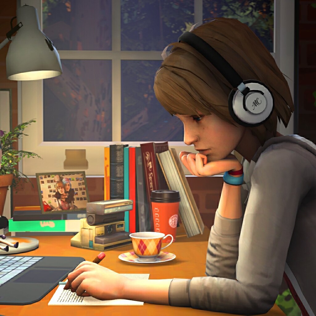 Lofi study girl Max Caulfield (from Life is Strange)