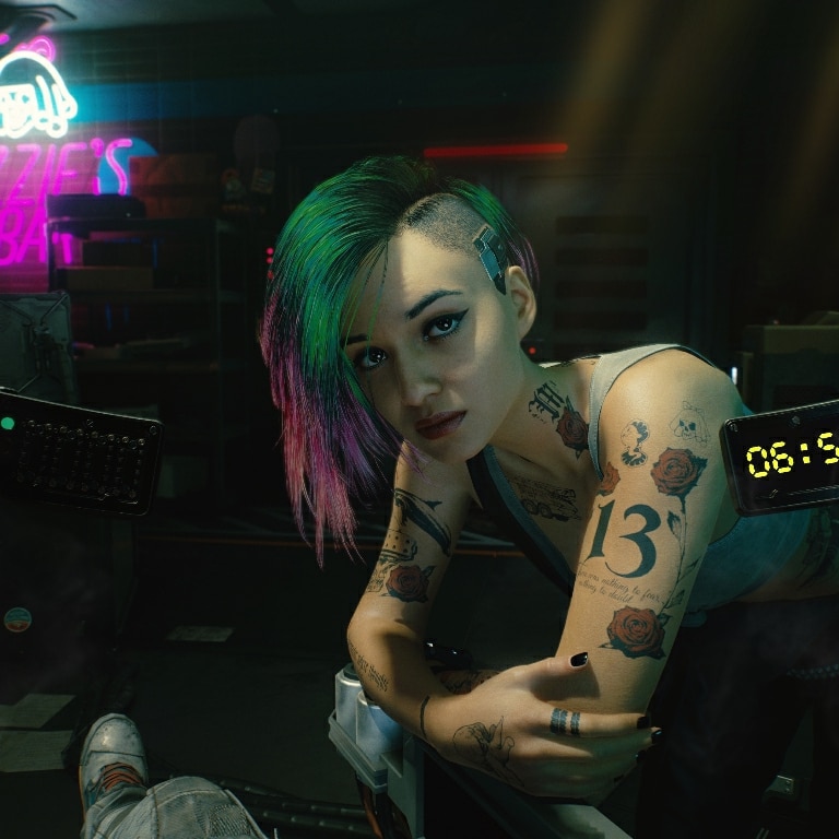 CyberPunk 2077 Judy Alvarez (With Clock)