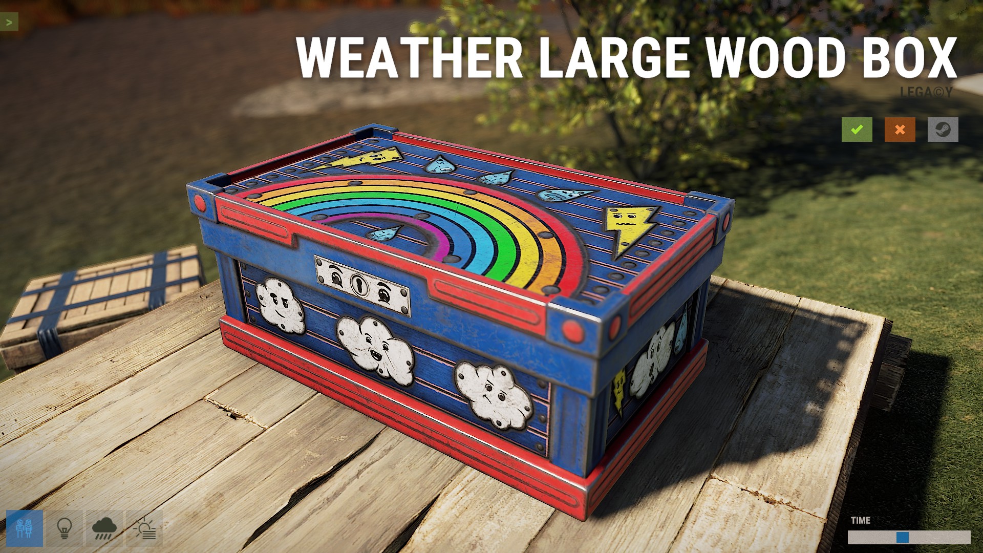 Weather Large Wood Box thumbnail 2