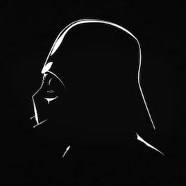 darth vader profile silhouette